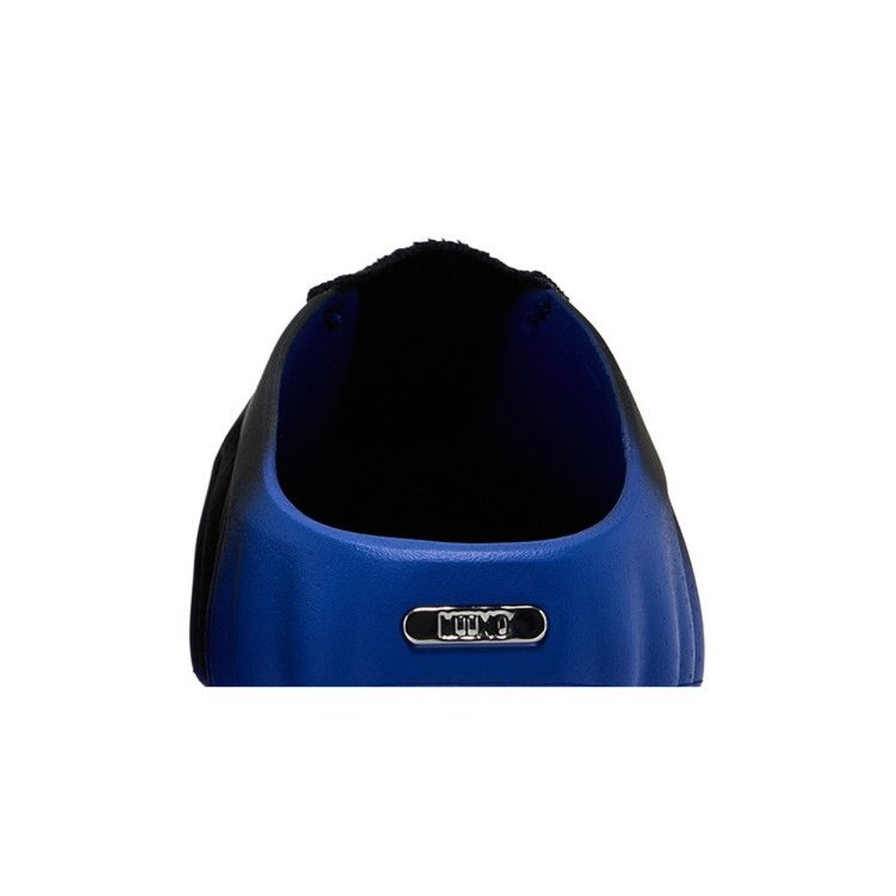 Nike Mind 001 Flyknit Slide Hyper Royal Black – detail materiálu | Purekickz