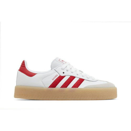 adidas Sambae White Better Scarlet Gum (W) – boční pohled | Purekickz