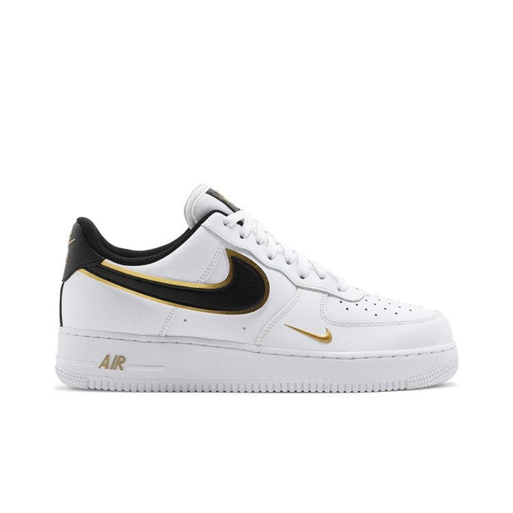Nike Air Force 1 Low '07 LV8 Double Swoosh White Metallic Gold
