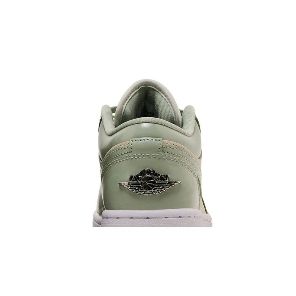 Jordan 1 Low Seafoam Sail (W) – detail materiálu | Purekickz