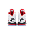 Jordan 5 Retro Fire Red Black Tongue (2025) – podrážka | Purekickz