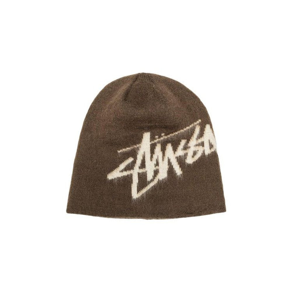 Stussy Brushed Out Stock Skullcap Brown – hlavní pohled | Purekickz