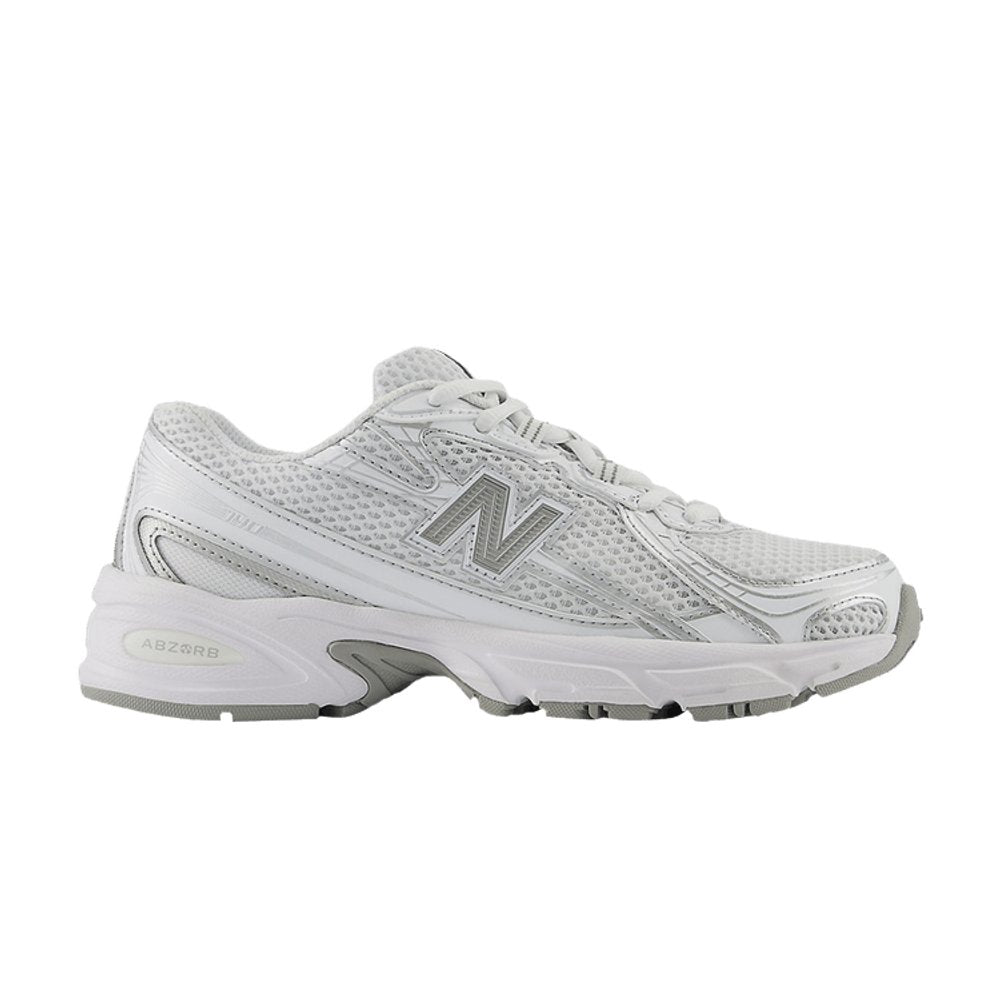 New Balance 740 White Silver Metallic (GS) – hlavní pohled | Purekickz