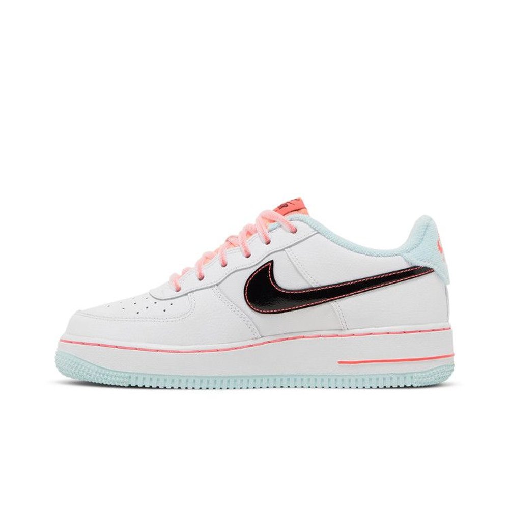 Nike Air Force 1 Low 07 LV8 White Atomic Pink (GS) – hlavní pohled | Purekickz