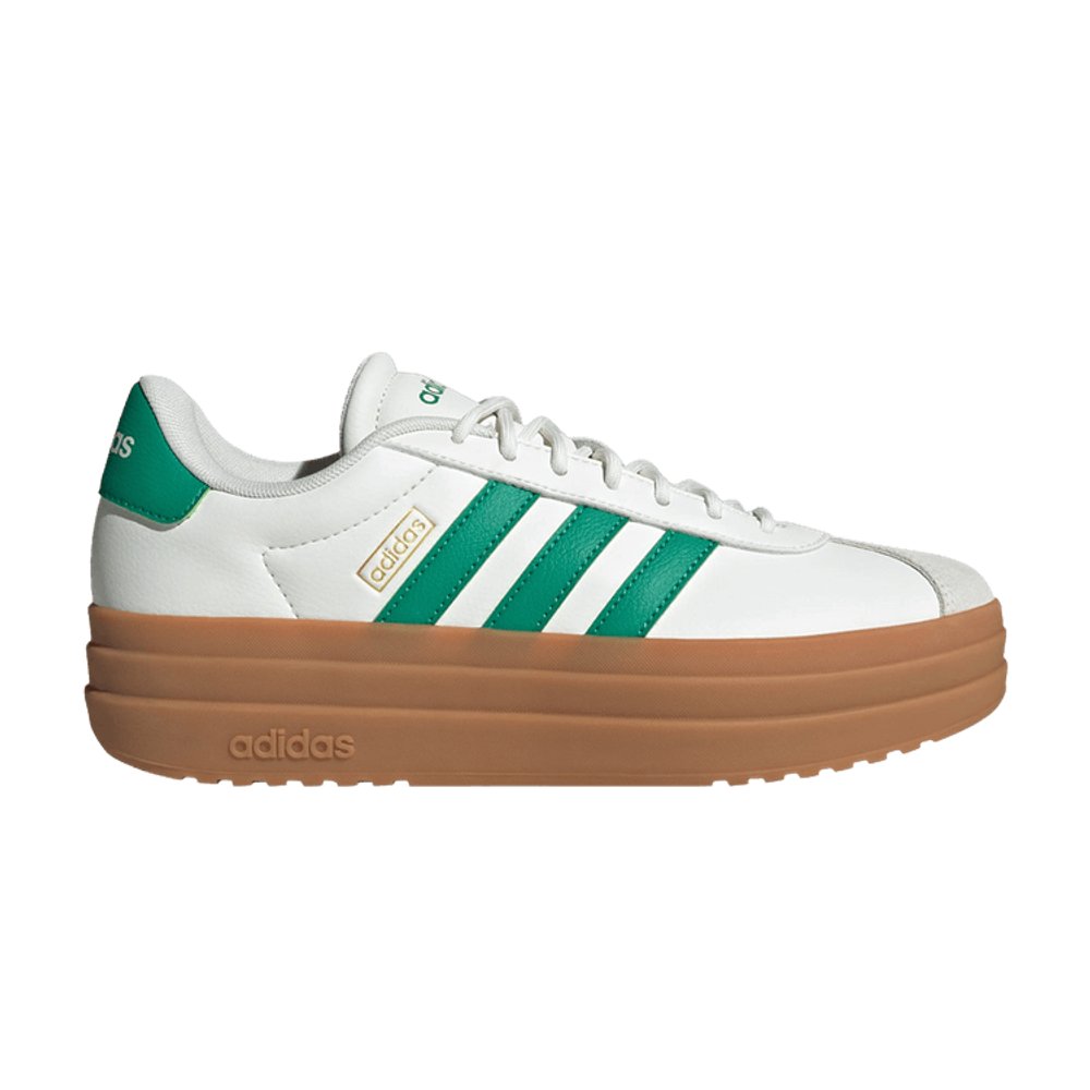 adidas VL Court Bold Core White Court Green Gold Metallic – hlavní pohled | Purekickz