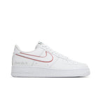 Nike Air Force 1 Low Just Do It White Noble Green Metallic Silver University Red – boční pohled | Purekickz