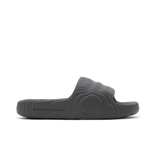 adidas Adilette 22 Slides Grey Five – boční pohled | Purekickz