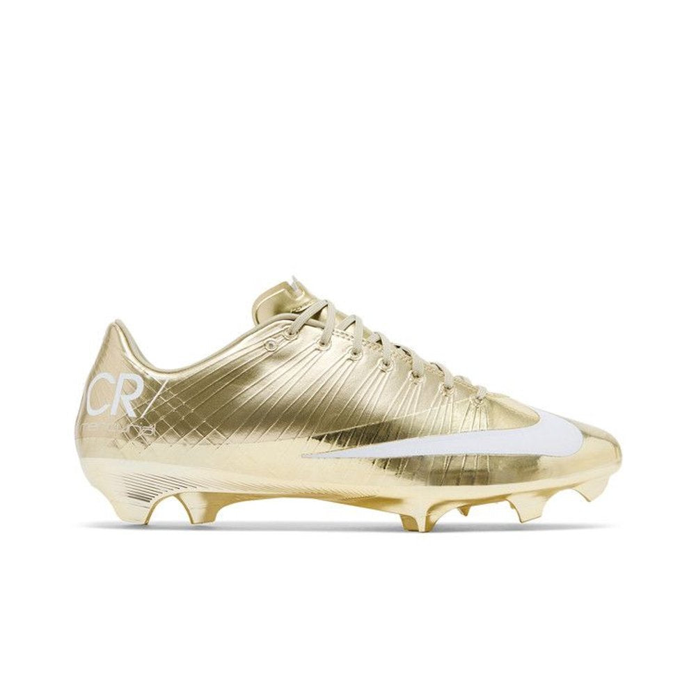 Nike Mercurial Superfly 1 RGN FG SE CR7 Metallic Gold Star – boční pohled | Purekickz
