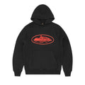 Corteiz Alcatraz Hoodie V2 Black/Red – hlavní pohled | Purekickz