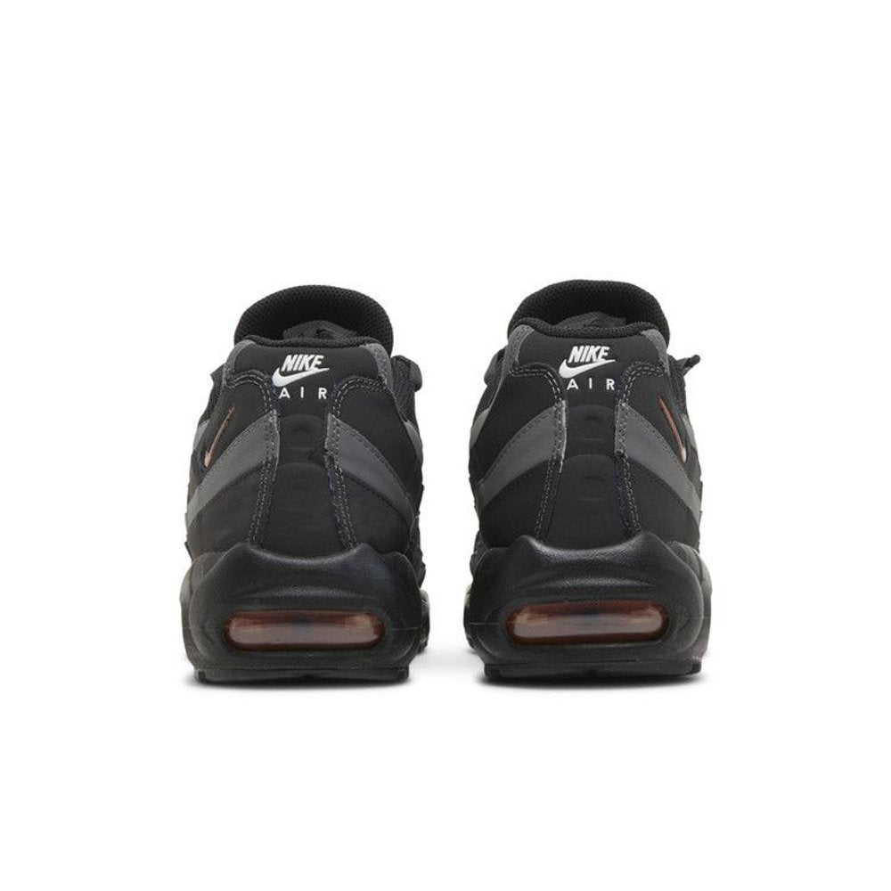 Nike Air Max 95 Black Grey Safety Orange – podrážka | Purekickz