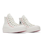 Converse Chuck Taylor All Star Lift Hi White Red (W) – lifestyle foto | Purekickz