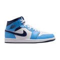 Jordan 1 Mid University Blue Midnight Navy – hlavní pohled | Purekickz