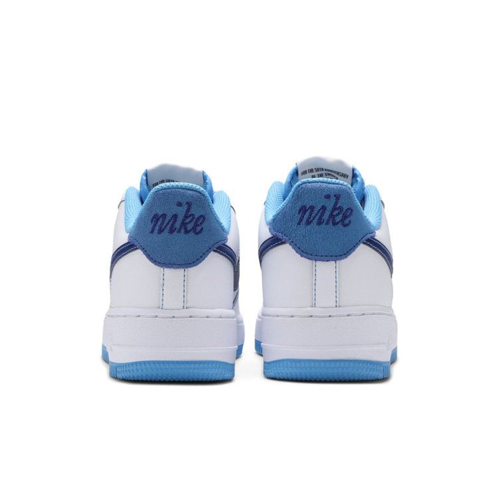 Nike Air Force 1 Low S50 White University Blue (GS) – podrážka | Purekickz
