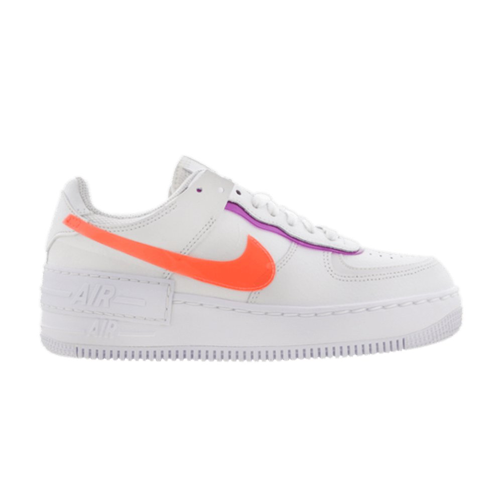 Nike Air Force 1 Shadow White Mango Red Plum (W) – hlavní pohled | Purekickz