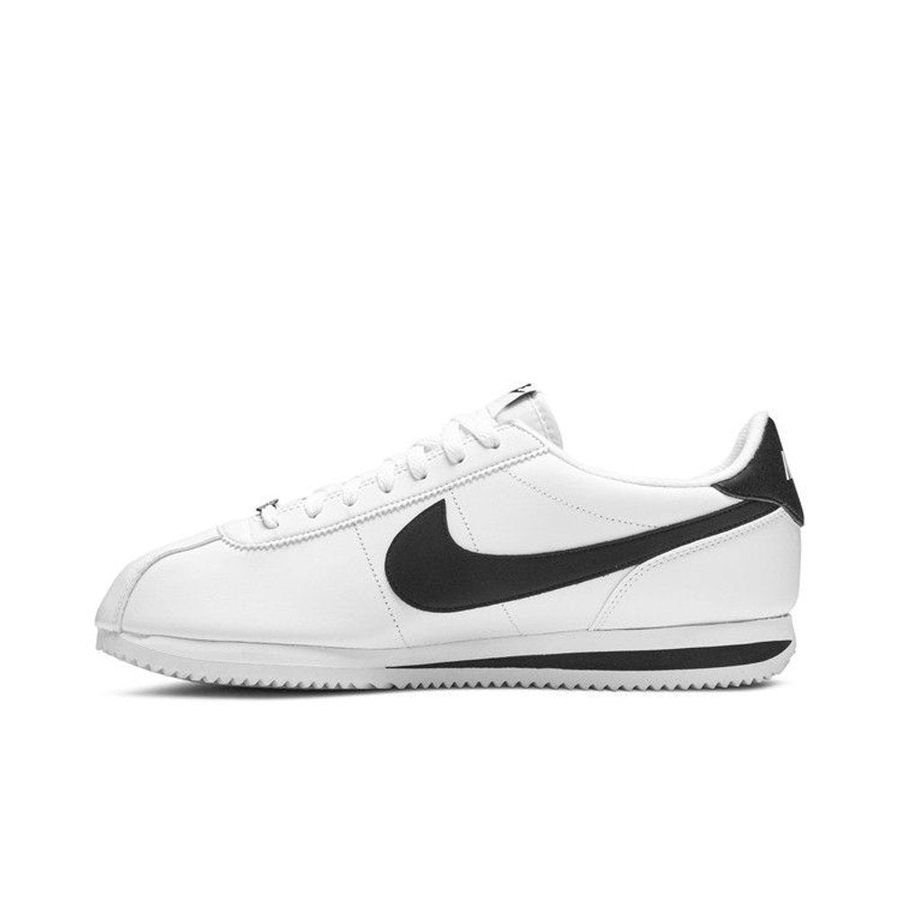 Nike Cortez Basic Leather White Black (2017) – hlavní pohled | Purekickz