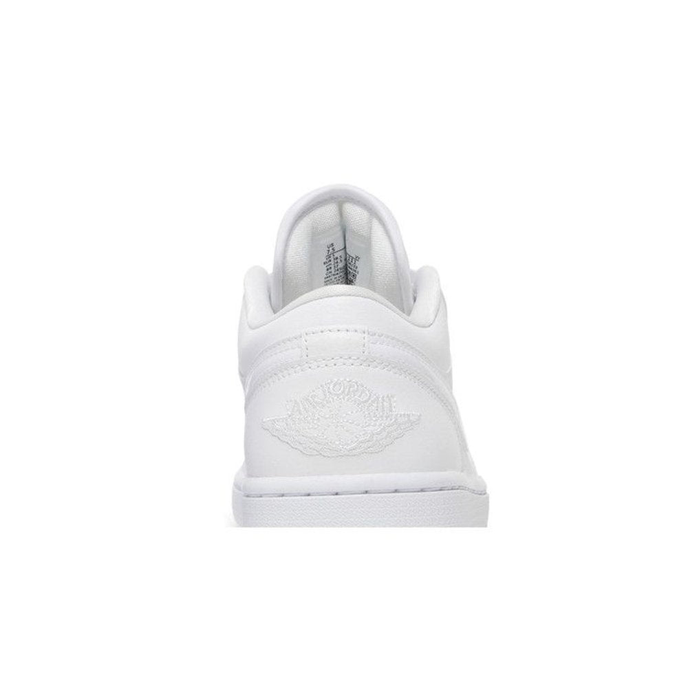 Jordan 1 Low Triple White (2022) (W) – detail materiálu | Purekickz