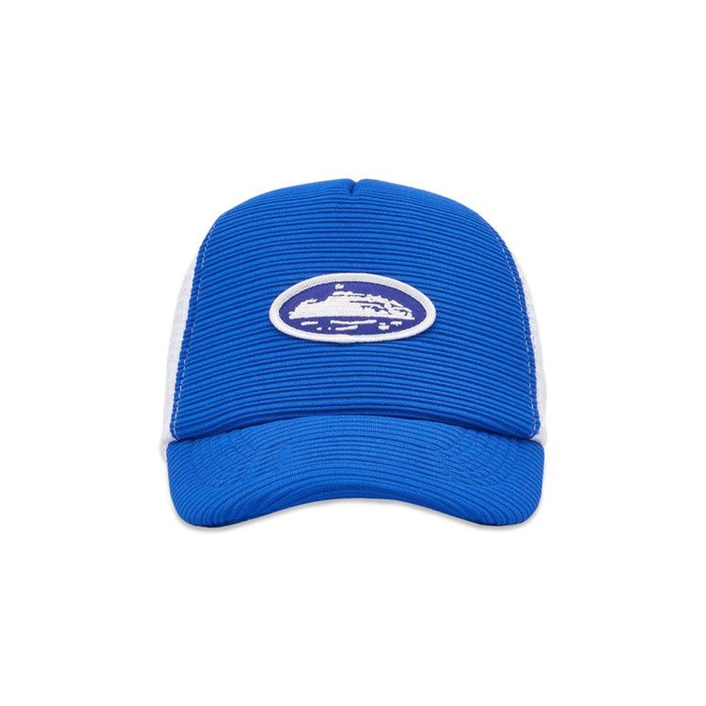 Corteiz Short Peak Trucker Royal Blue – hlavní pohled | Purekickz