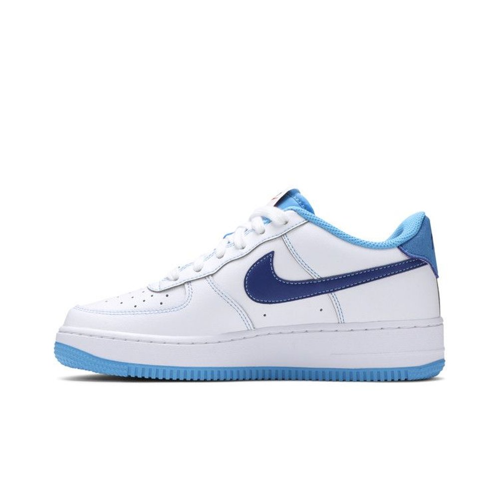 Nike Air Force 1 Low S50 White University Blue (GS) – hlavní pohled | Purekickz