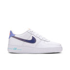 Nike Air Force 1 Low LV8 White Dark Purple (GS) – boční pohled | Purekickz