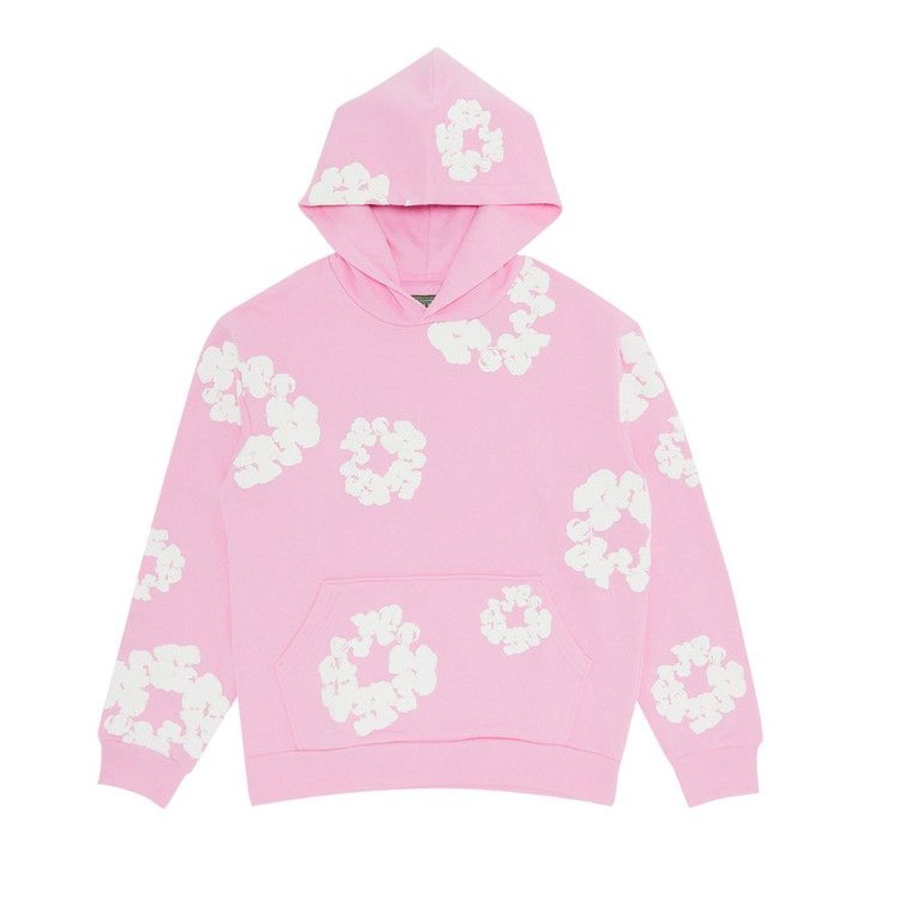 Denim Tears The Cotton Wreath Sweatshirt Pink – hlavní pohled | Purekickz