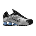 Nike Shox R4 Metallic Silver Black Psychic Blue (GS)