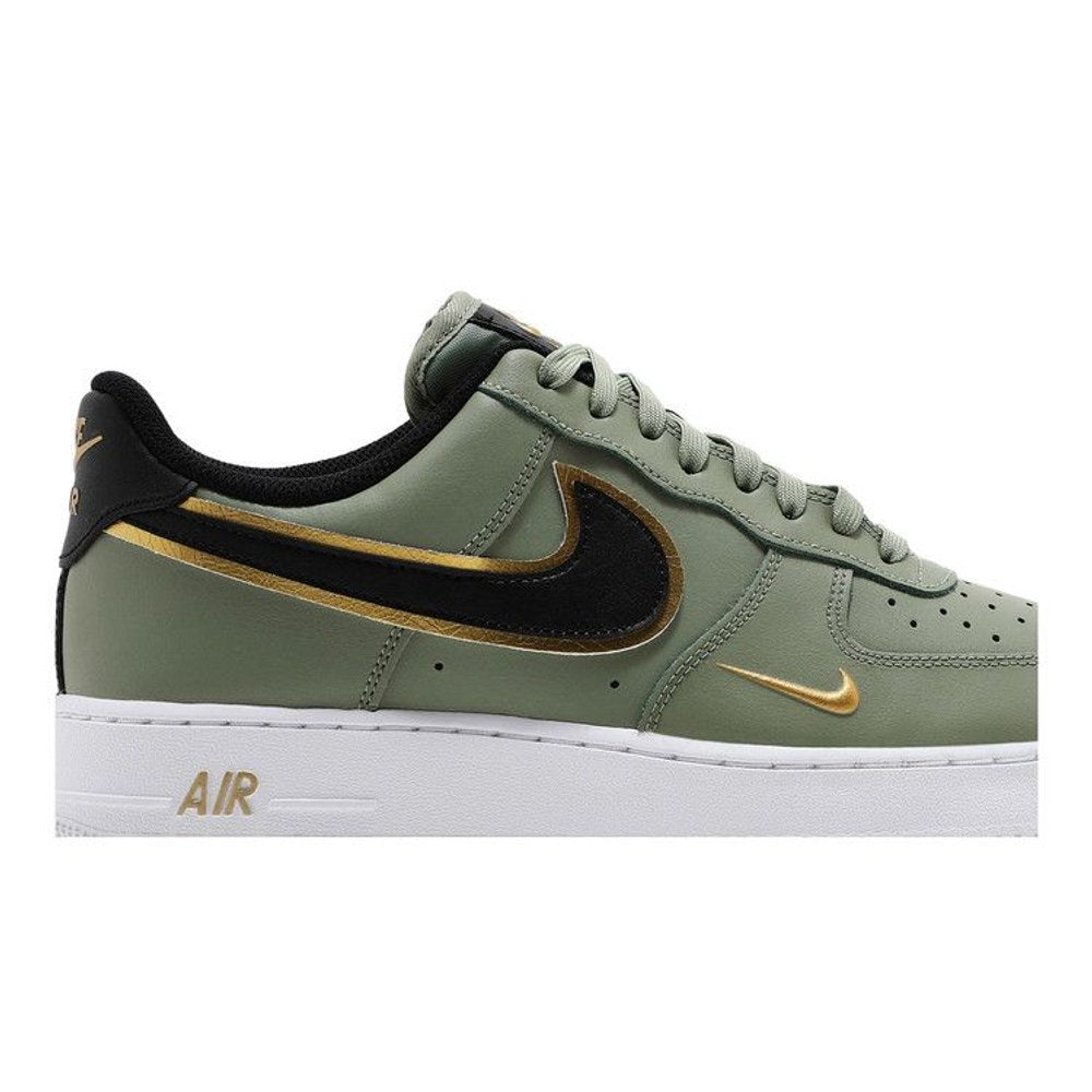 Nike Air Force 1 Low '07 LV8 Double Swoosh Olive Gold Black