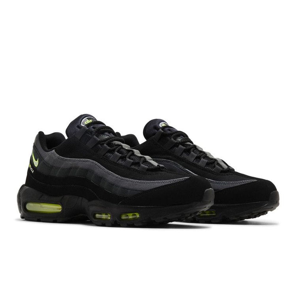 Nike Air Max 95 Retro Logo Black Grey Volt – detail materiálu | Purekickz