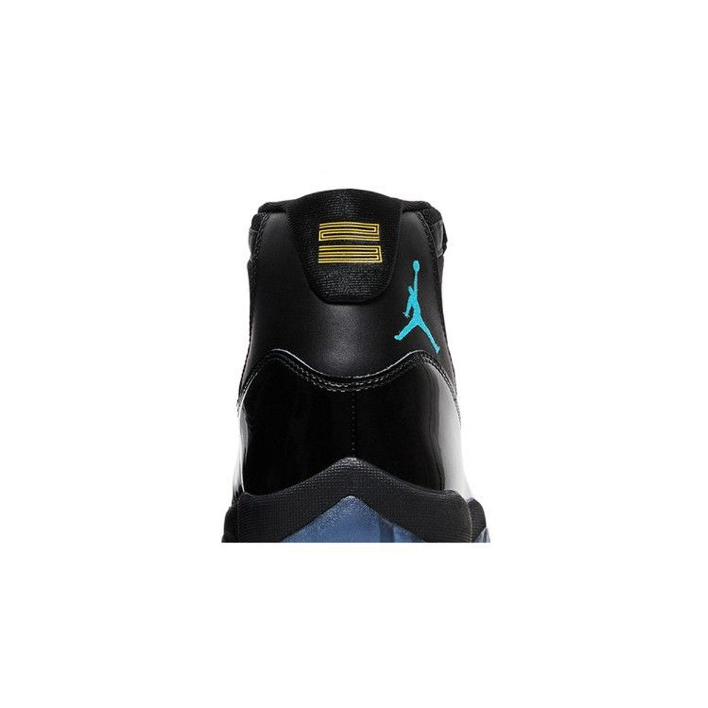 Jordan 11 Retro Gamma Blue (2025) – detail materiálu | Purekickz