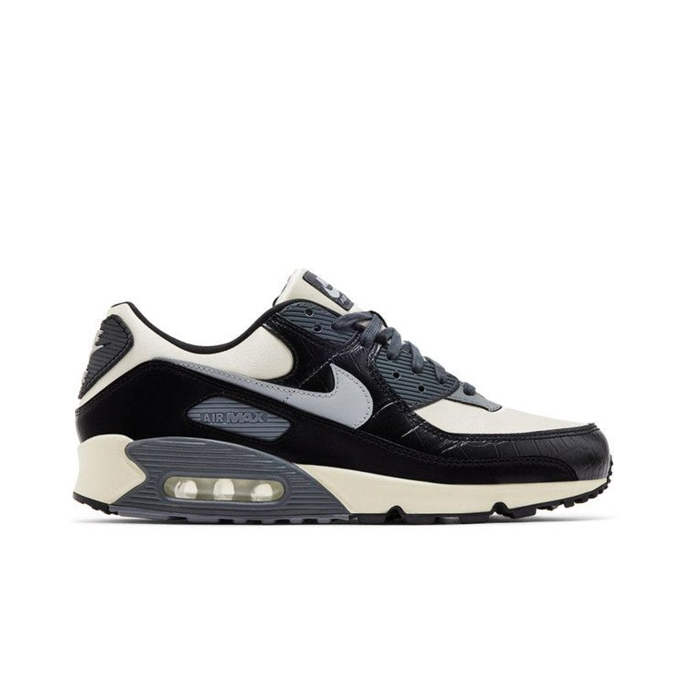 Nike Air Max 90 QS Smoke Grey Crocodile – boční pohled | Purekickz