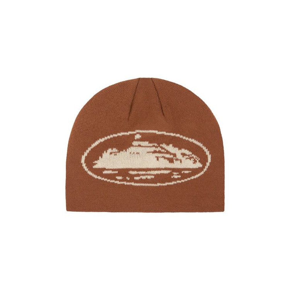 Corteiz Alcatraz Skully Brown – hlavní pohled | Purekickz