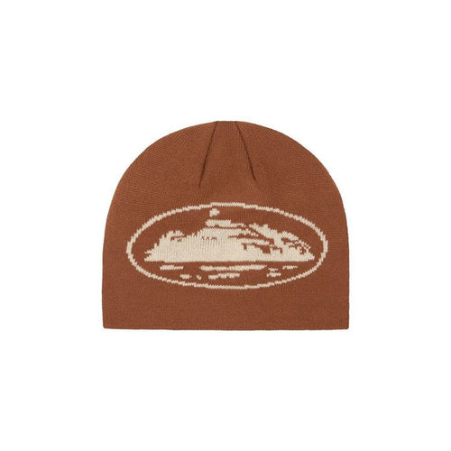 Corteiz Alcatraz Skully Brown – hlavní pohled | Purekickz