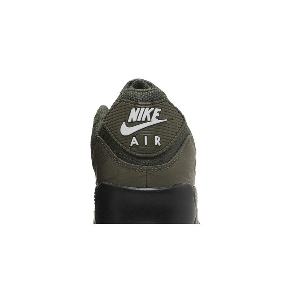 Nike Air Max 90 Olive Black Reflective – detail materiálu | Purekickz