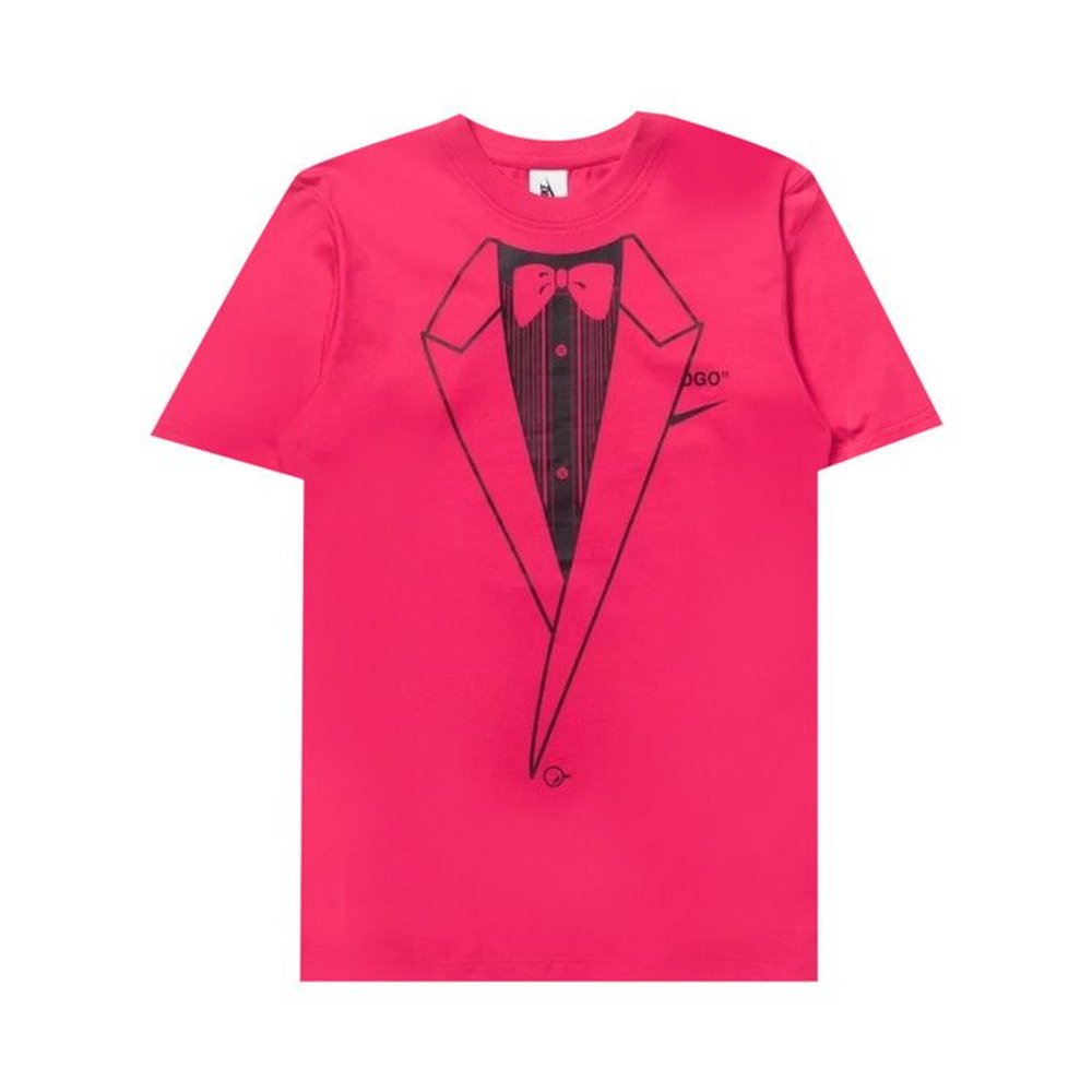 OFF-WHITE x Nike NRG A6 Tee Pink Rush/Black – hlavní pohled | Purekickz