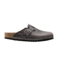 Birkenstock Boston Soft Footbed Oiled Leather Iron Grey
