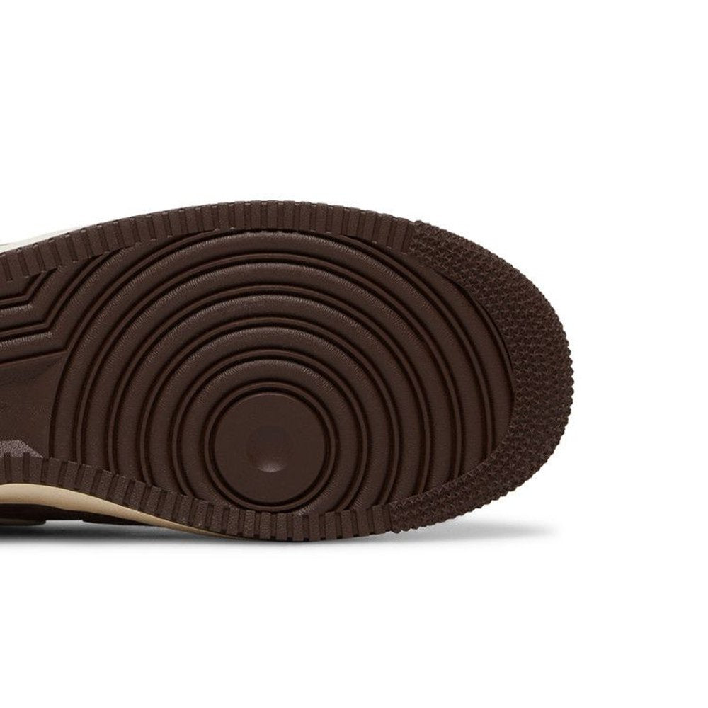 Nike Air Force 1 Mid QS Chocolate – pohled shora | Purekickz