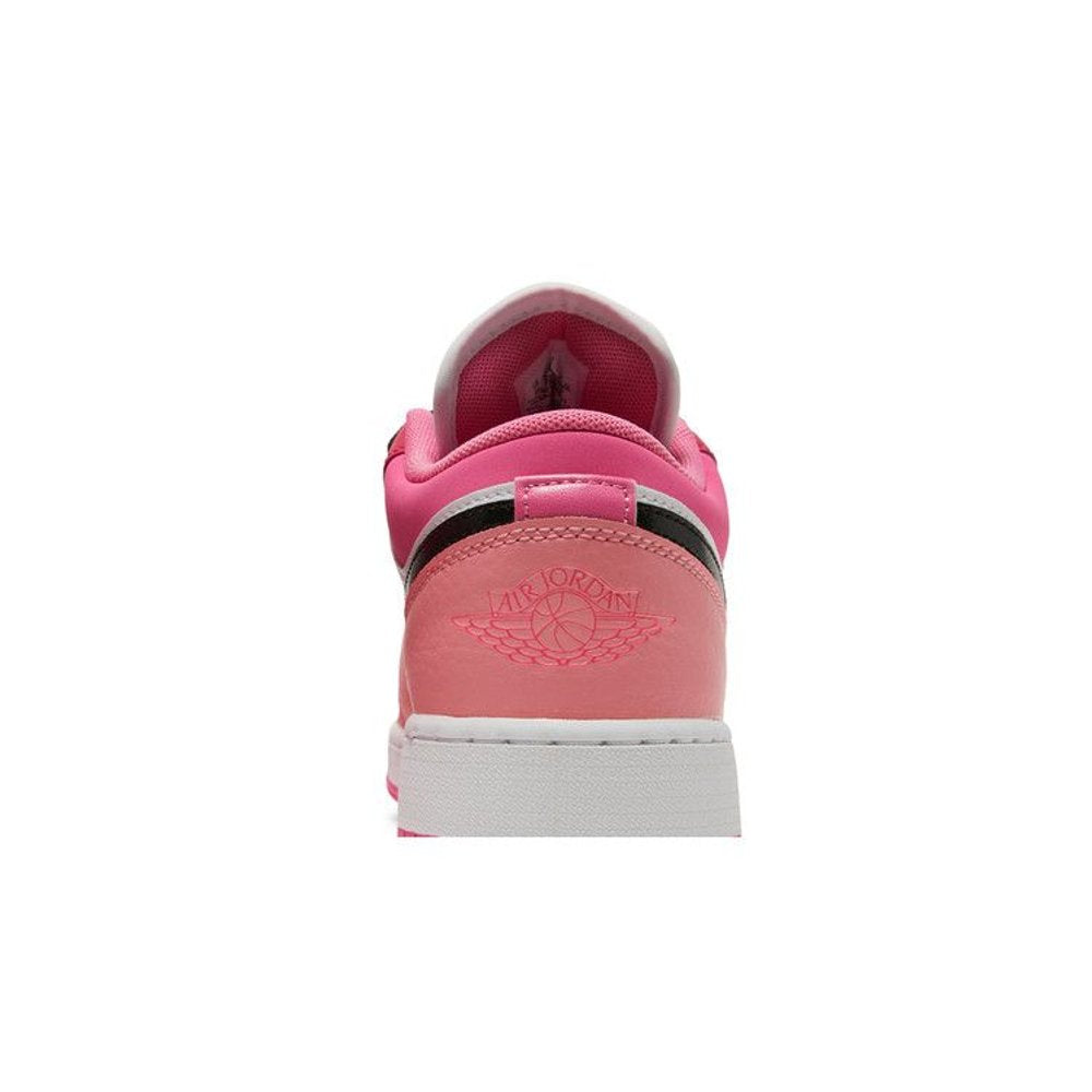 Jordan 1 Low Pink Red (GS) – detail materiálu | Purekickz