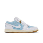 Jordan 1 Low SE Denim Worn Blue (W) – boční pohled | Purekickz