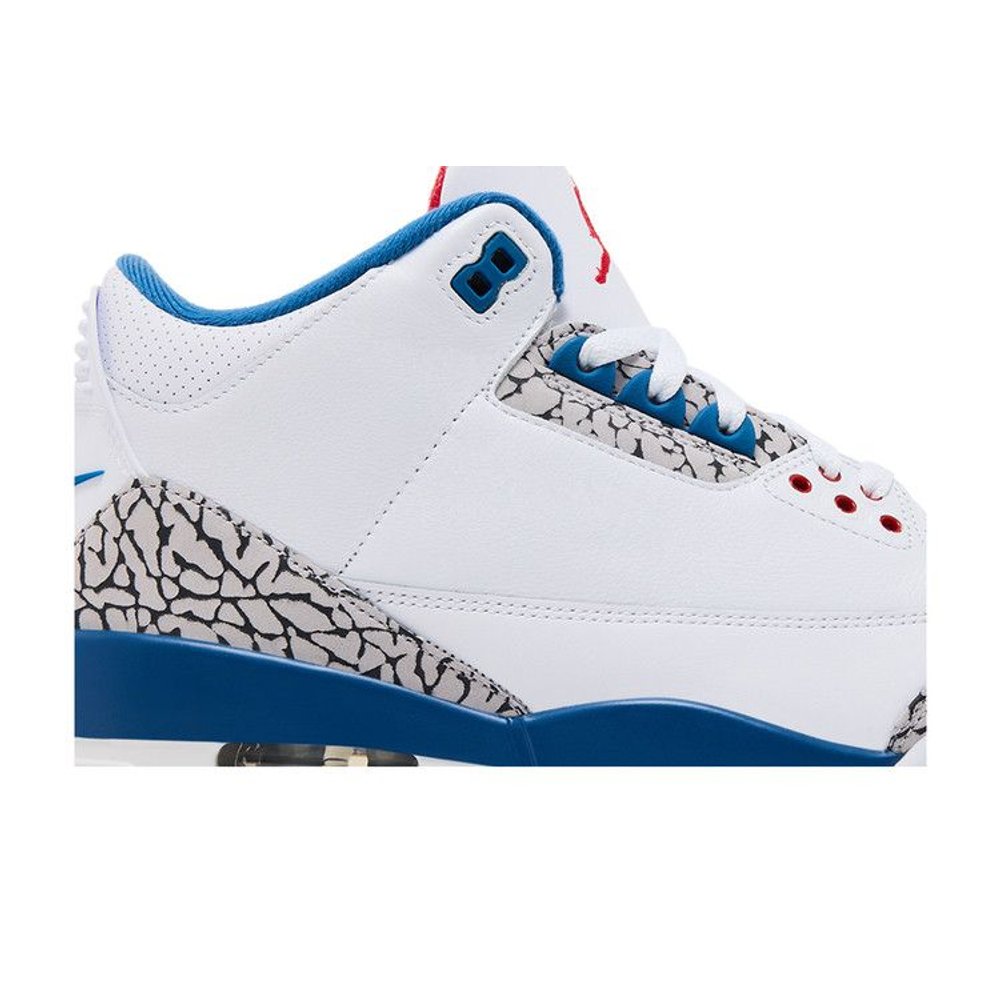 Jordan 3 Retro True Blue (2026) – detail | Purekickz