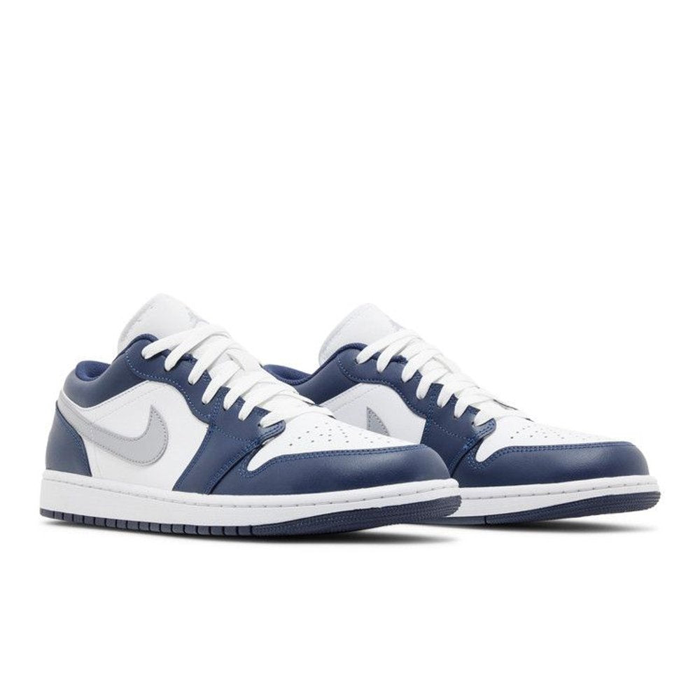 Jordan 1 Low Wolf Grey Midnight Navy