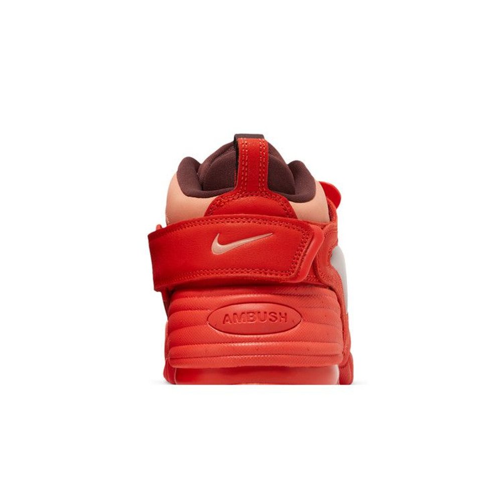 Nike Air Adjust Force AMBUSH Light Madder Root Burgundy Crush – detail materiálu | Purekickz