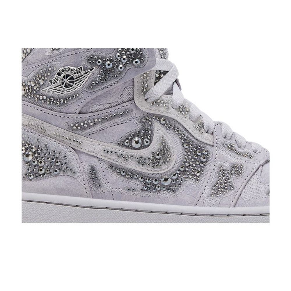 Jordan 1 Retro High OG Swarovski Vast Grey (W) – detail | Purekickz
