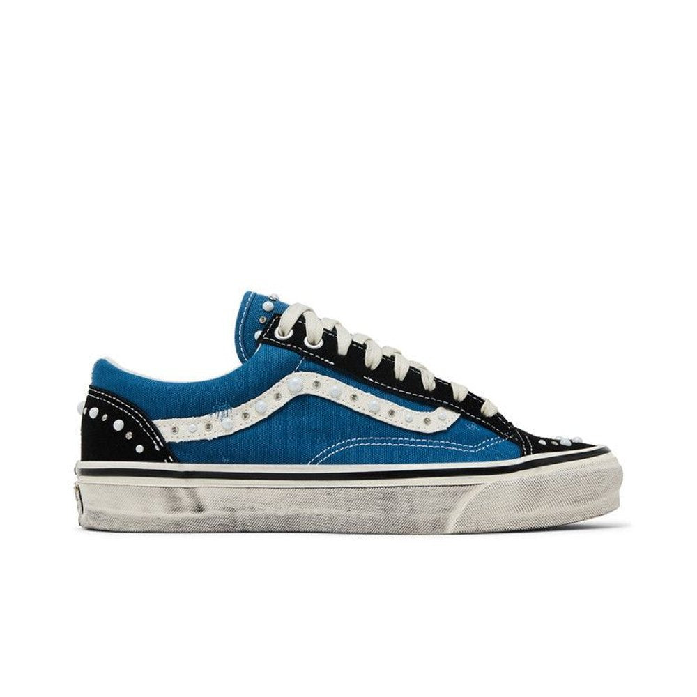 Vans LX Old Skool 36 Pearlized Pack Black Navy – boční pohled | Purekickz