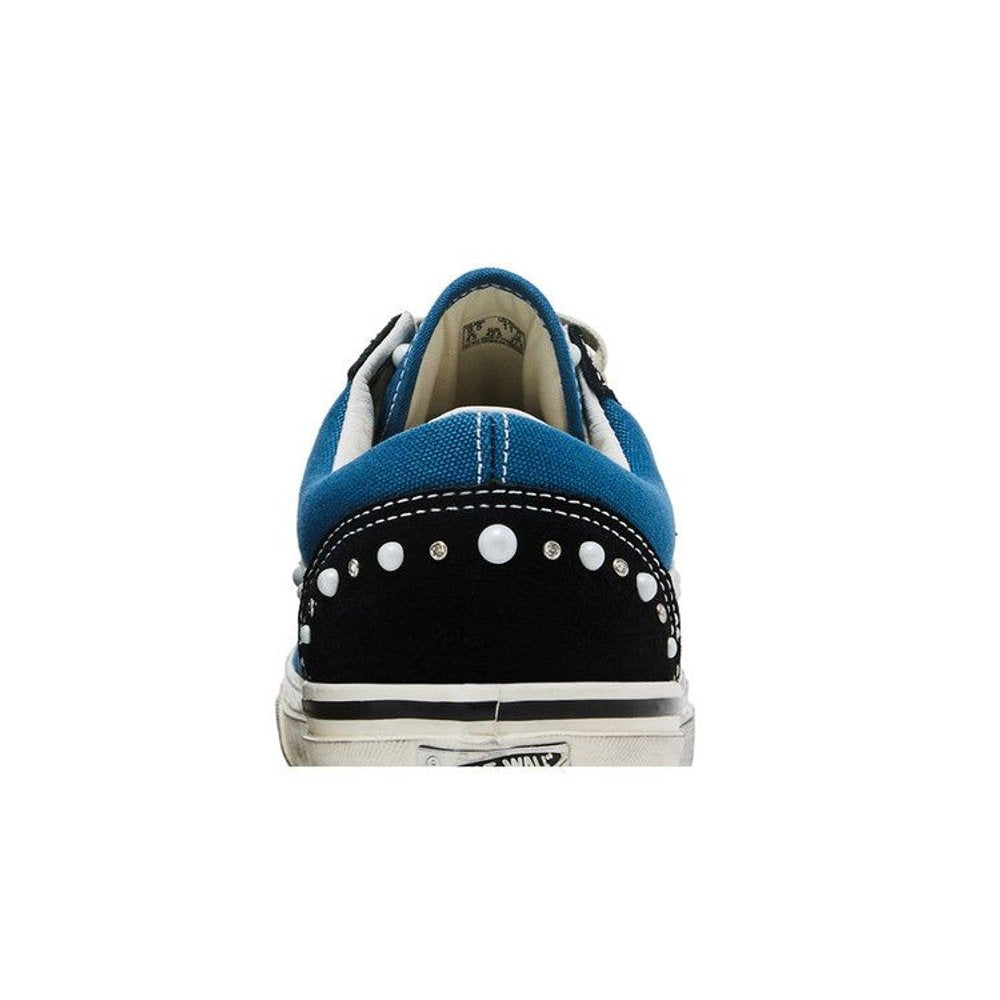 Vans LX Old Skool 36 Pearlized Pack Black Navy – detail materiálu | Purekickz