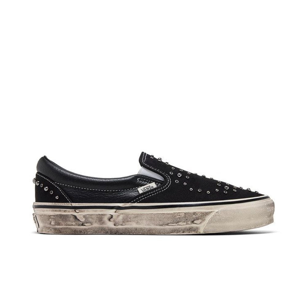 Vans Premium Classic Slip-On Pearlized Pack Blackout – boční pohled | Purekickz