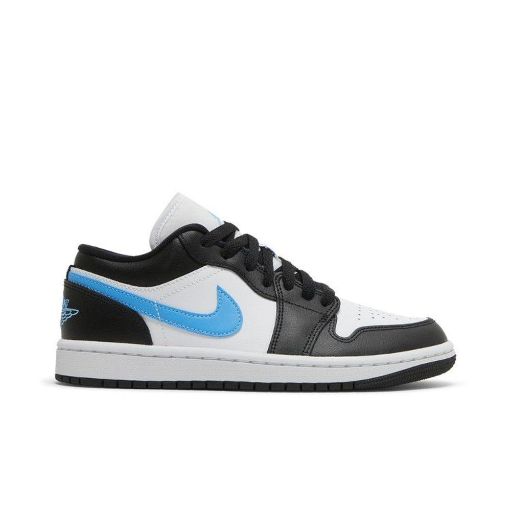 Wmns Air Jordan 1 Low Black University Blue – boční pohled | Purekickz