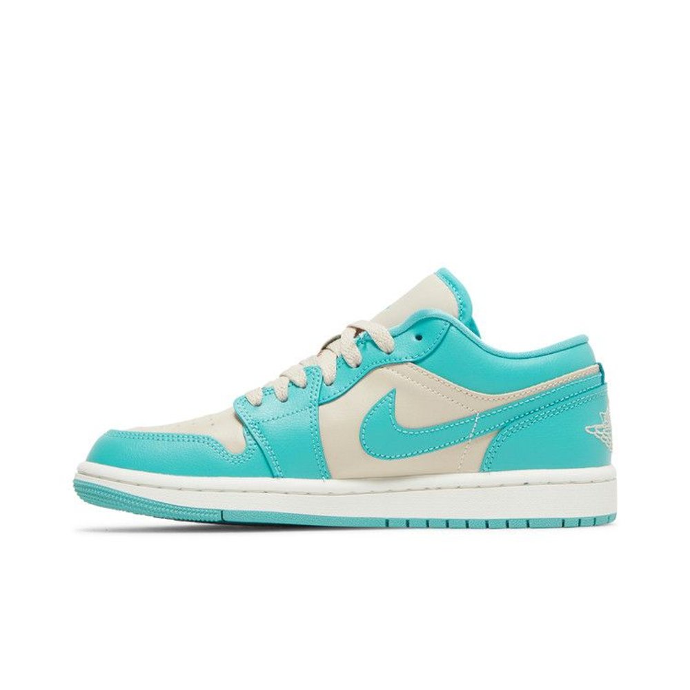 Wmns Air Jordan 1 Low 'Tropical Teal Sandy Beige' – hlavní pohled | Purekickz