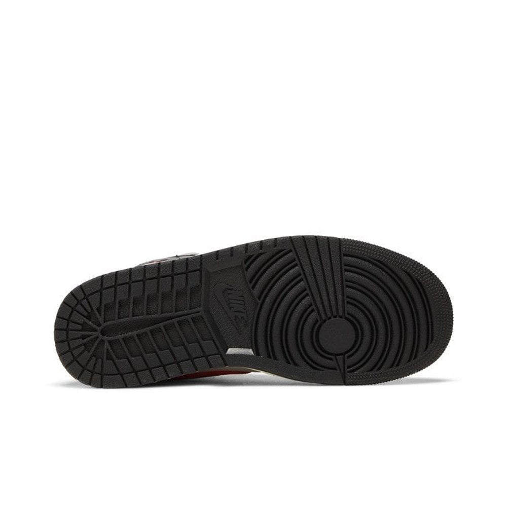 Wmns Air Jordan 1 Mid Black College Grey – zadní pohled | Purekickz
