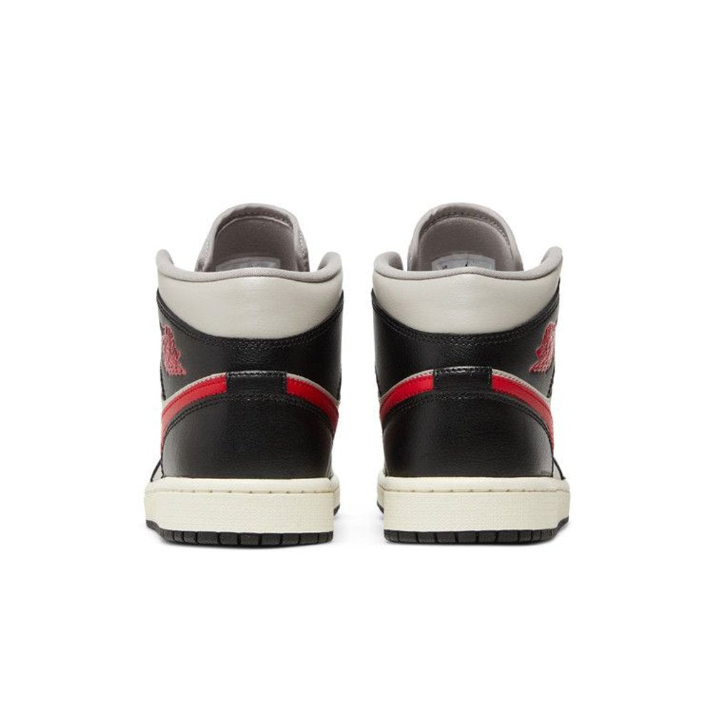 Wmns Air Jordan 1 Mid Black College Grey