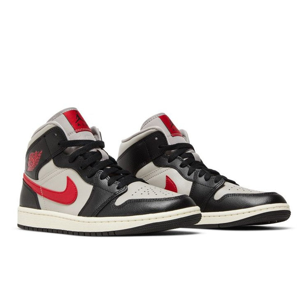 Wmns Air Jordan 1 Mid Black College Grey