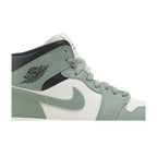 Wmns Air Jordan 1 Mid 'Jade Smoke' – detail | Purekickz